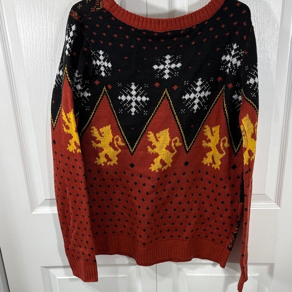Warner Bros. Harry Potter Gryffindor Red and Black Sweater - Picture 3 of 5